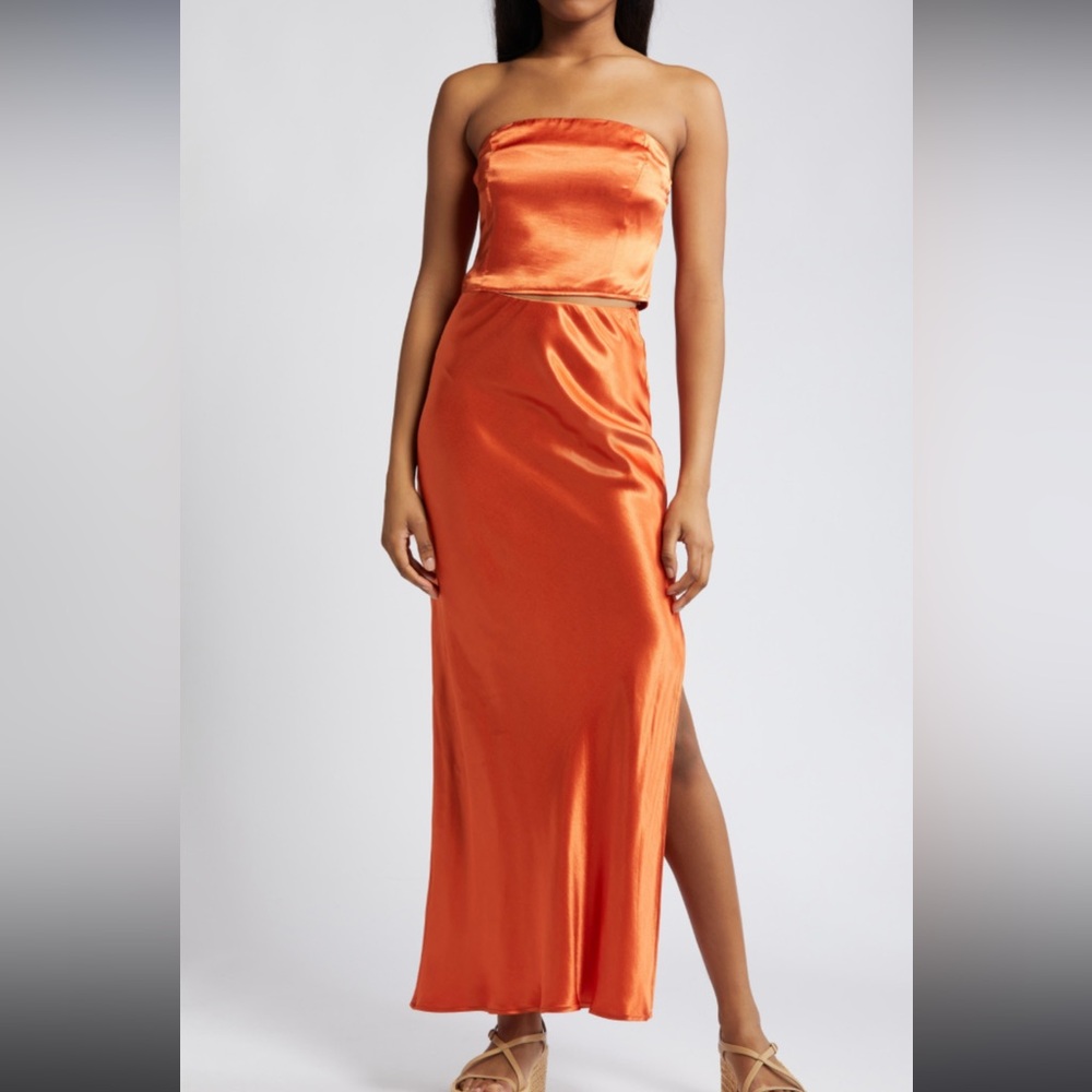 NWT topshop set top and bottom matching skirt